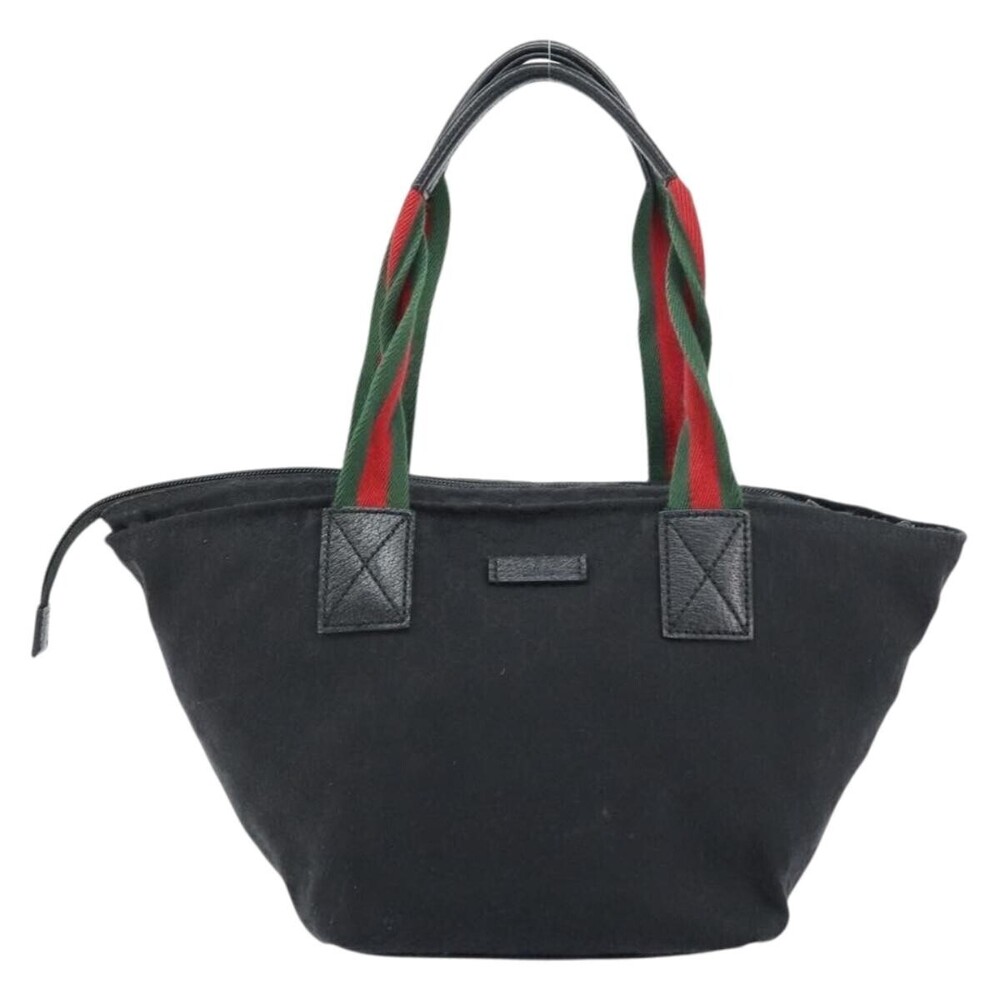 Gucci Web Zip Tote GG Canvas and leather Medium